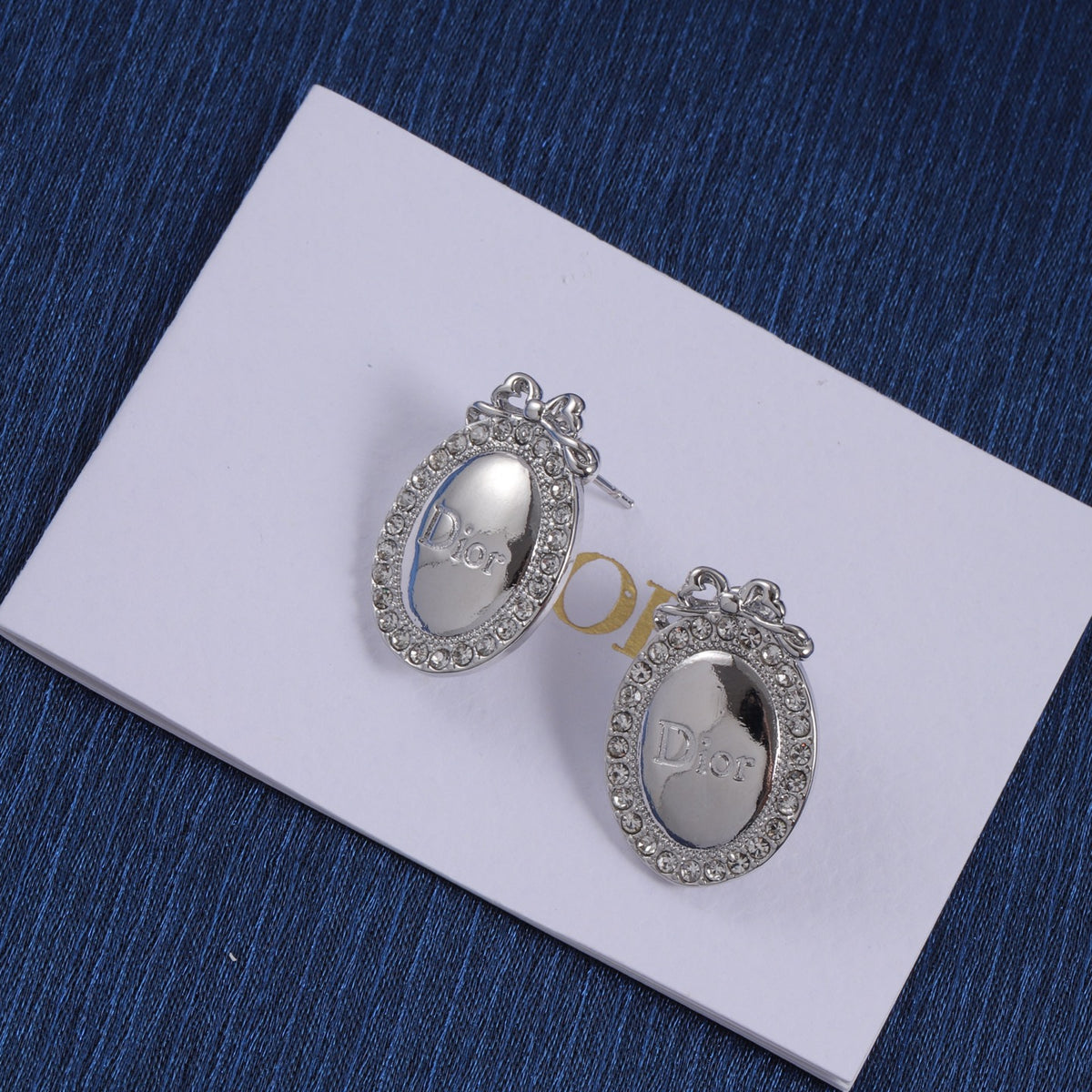 Dior Medaillon Stud Earrings for Women