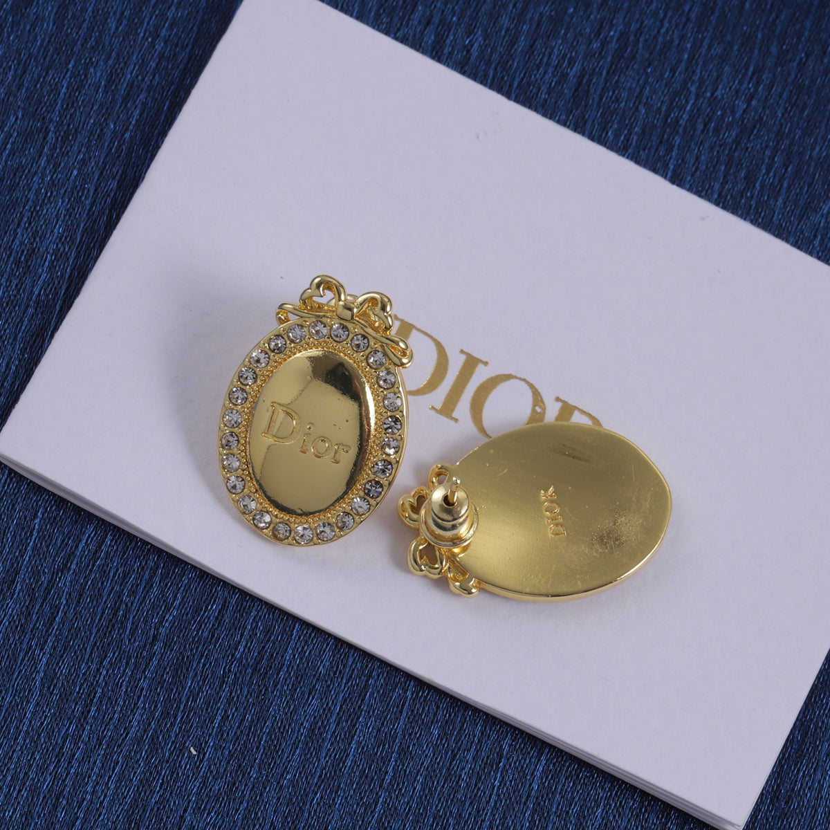 Dior Medaillon Stud Earrings for Women