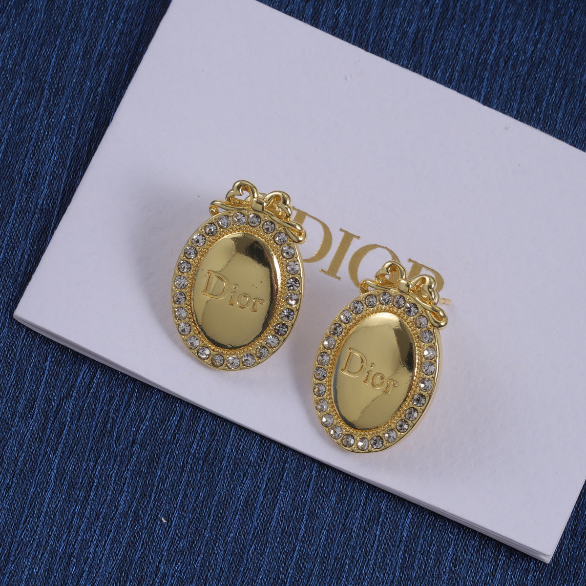 Dior Medaillon Stud Earrings for Women