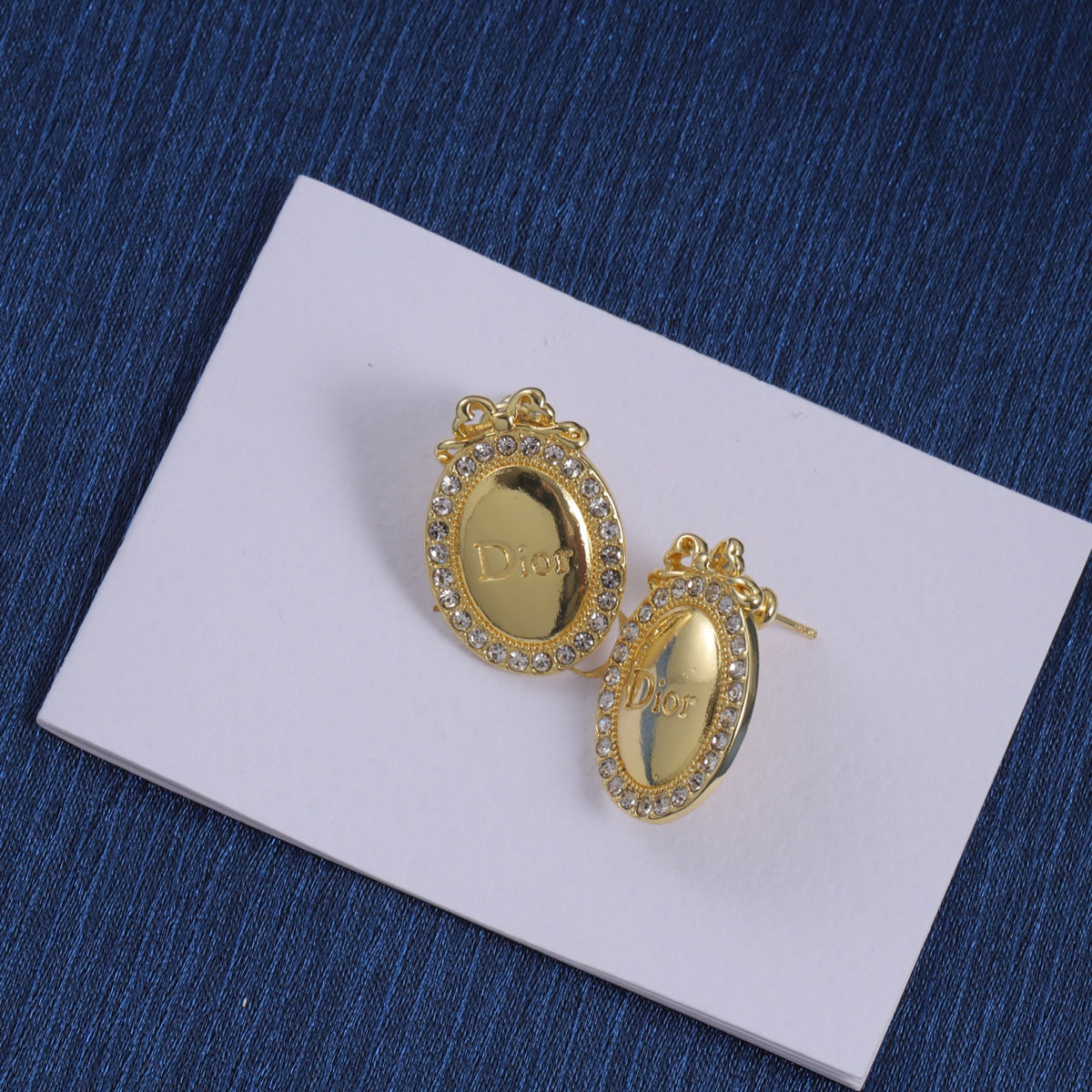 Dior Medaillon Stud Earrings for Women