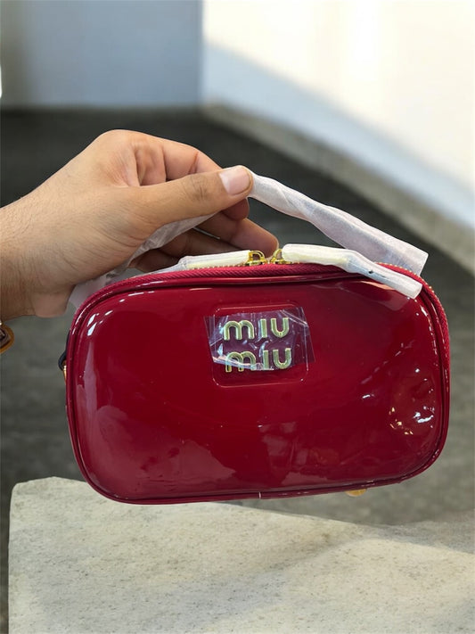 Trendy Fashion Mi-u MI-u Mini Glossy Handbag for Women