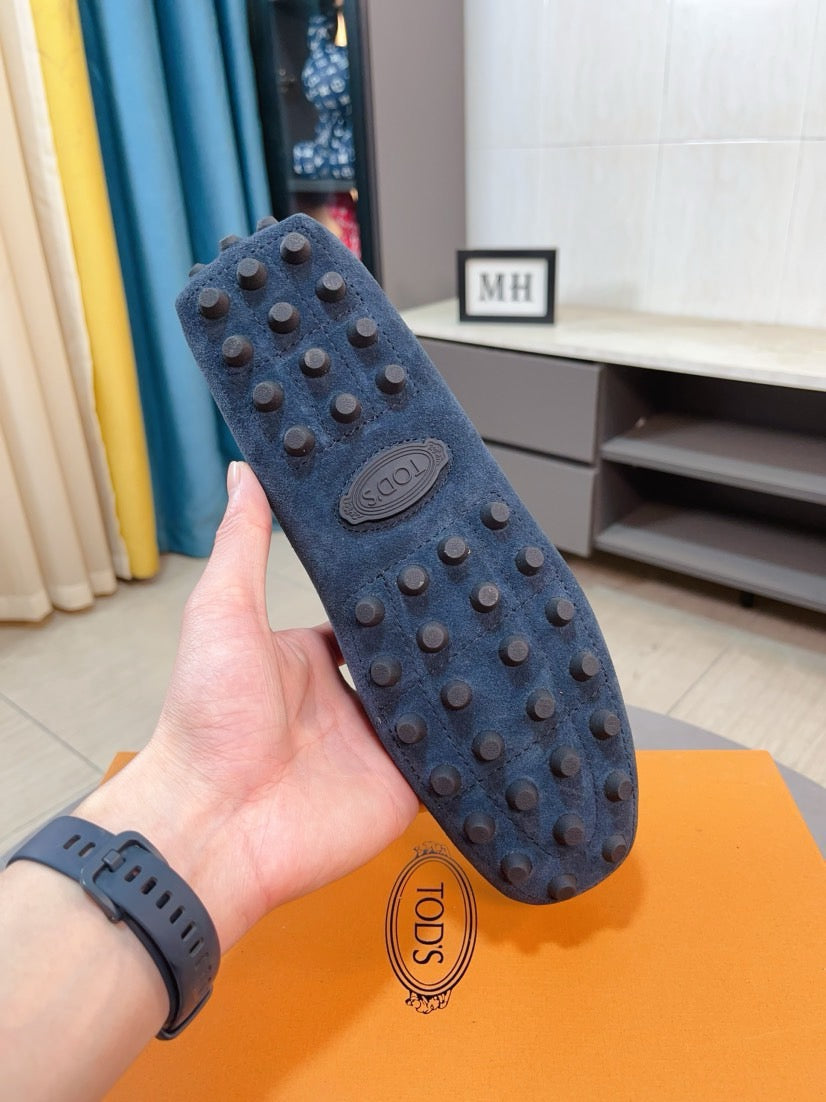 Tods Brand Suede Loafers for Men Pre-Order