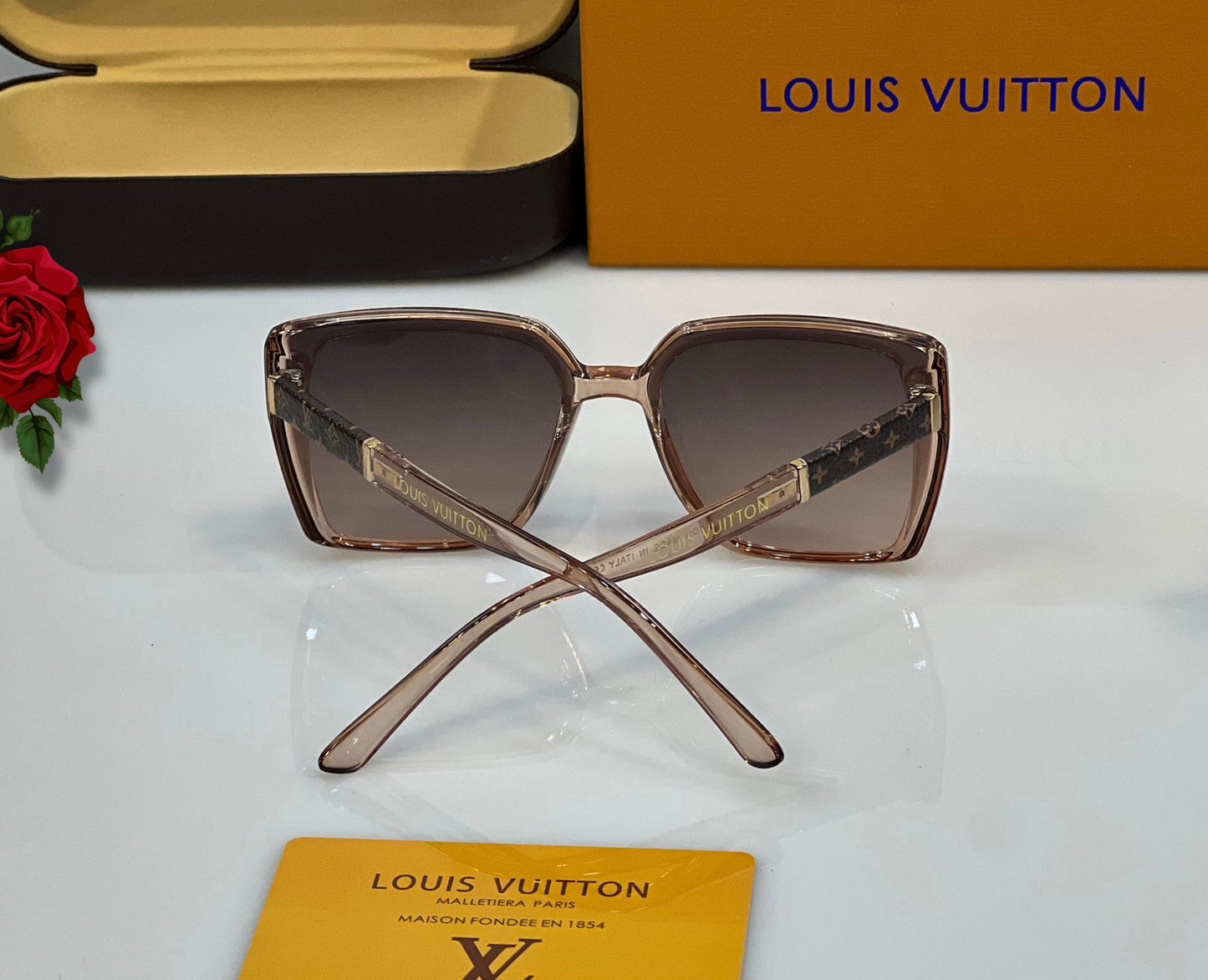 Luxury Brand L-V Lou-is Vui-ton Sunglasses for Men and Women