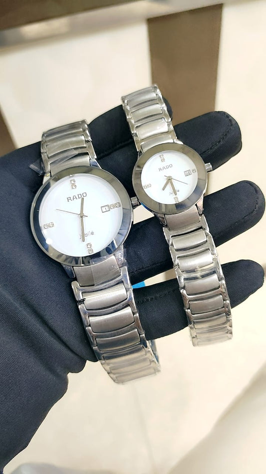 Premium Quality Rado Couple Watch for Men and Women