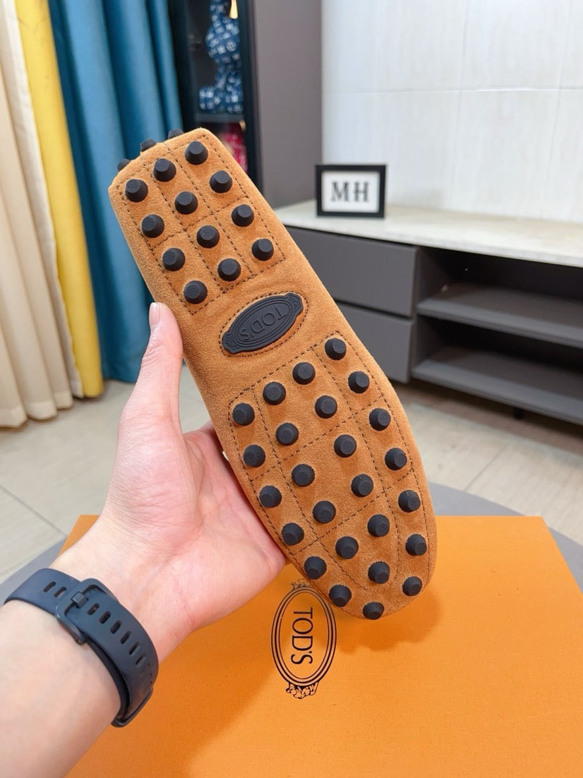 Tods Brand Suede Loafers for Men Pre-Order