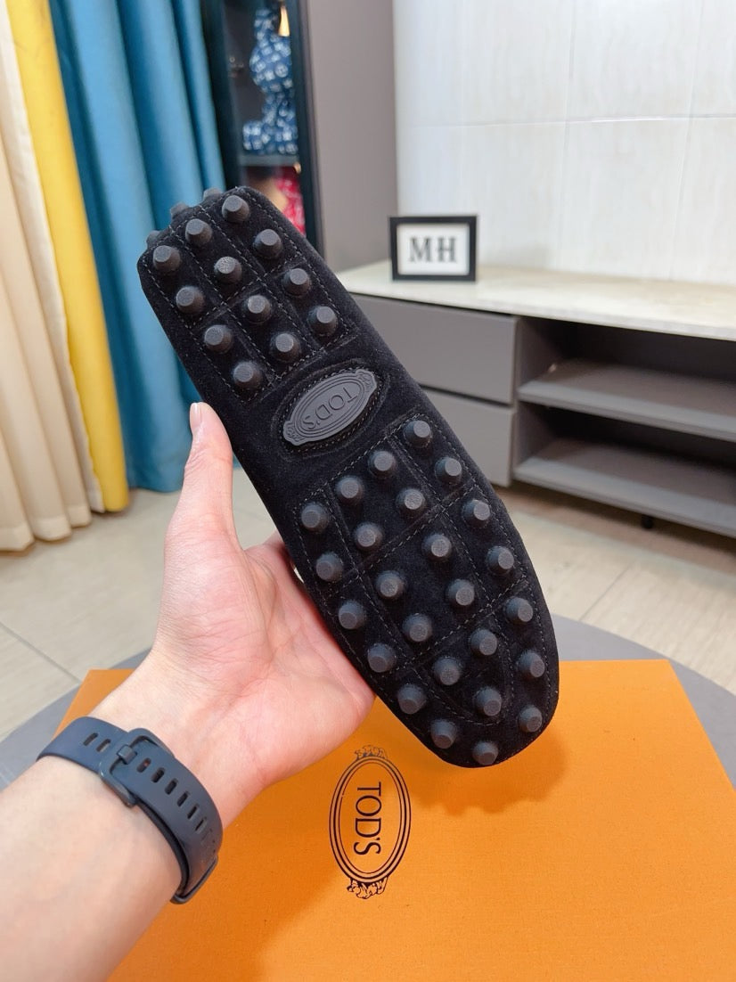 Tods Brand Suede Loafers for Men Pre-Order