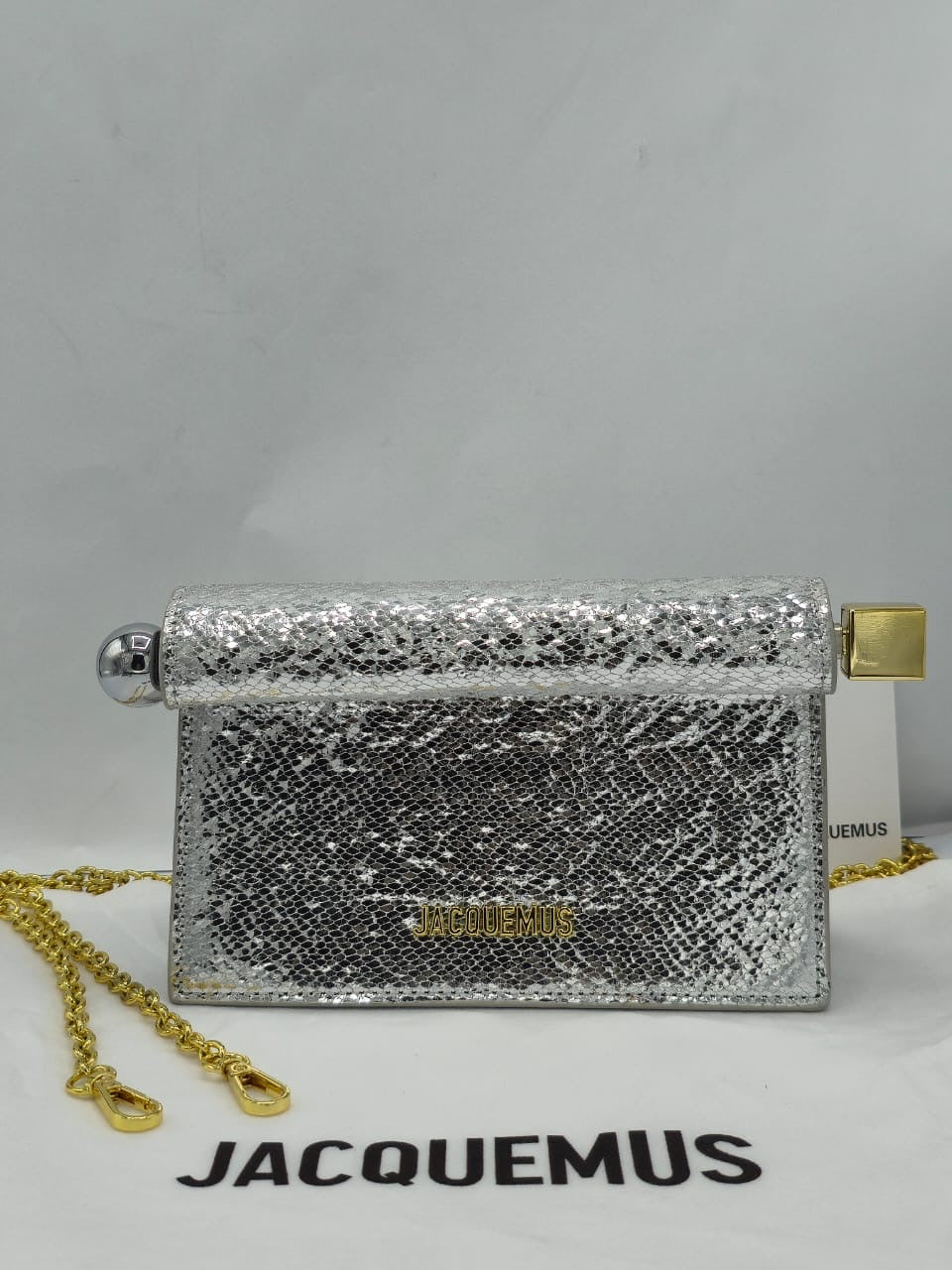 Fashion Brand Jacq-uemus Rond Carre clutch Handbag for women