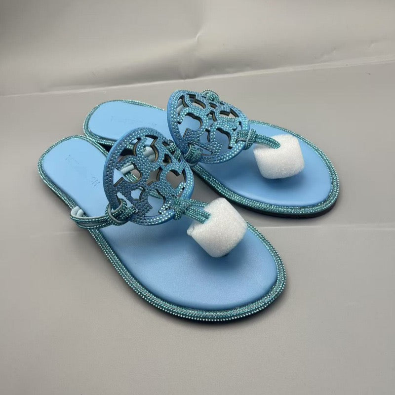 Trending To-ry Bur-ch Slippers Slide for Women