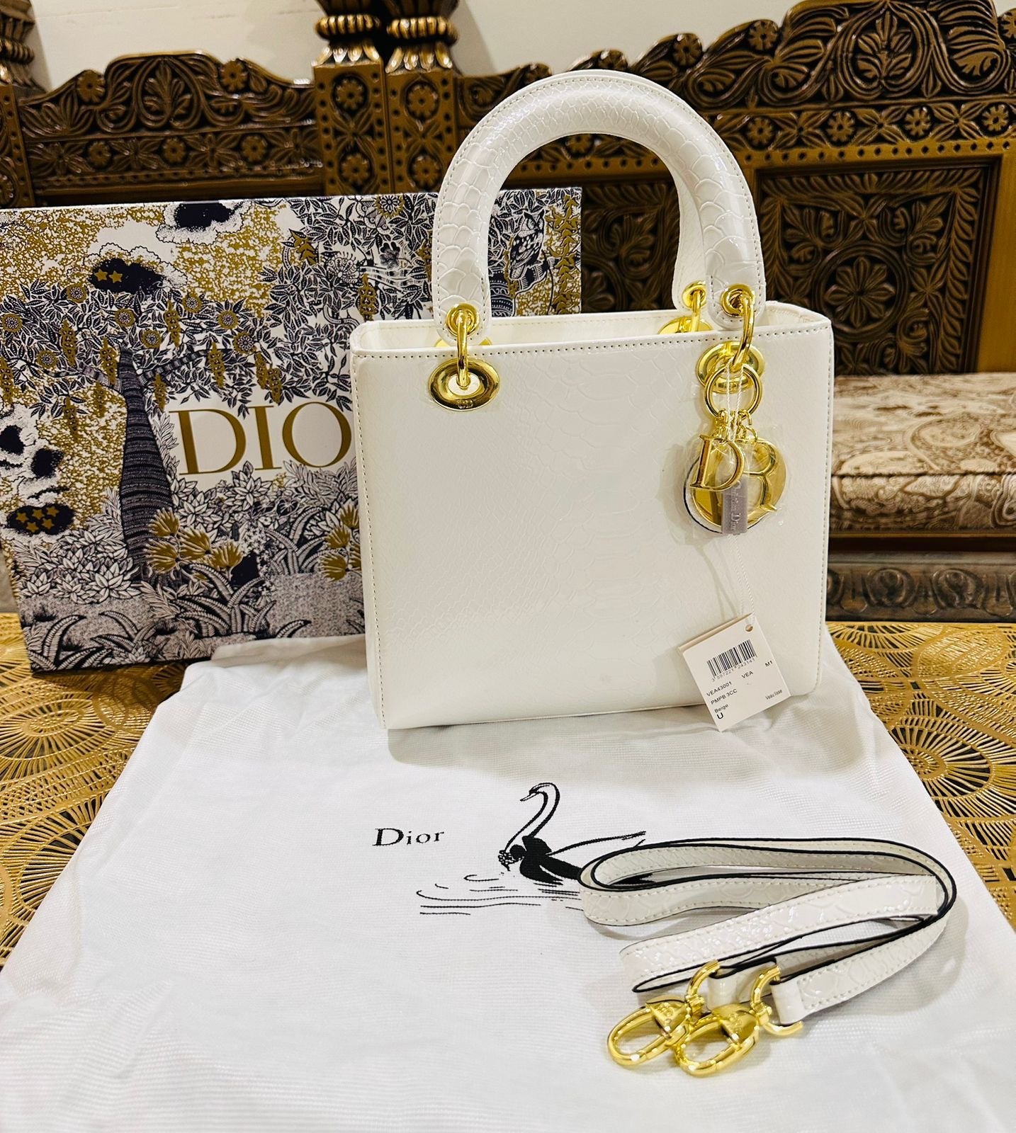 Designer Brand CD Cris-tian Di-or Lady bag Metallic Colours Hand bag for Women