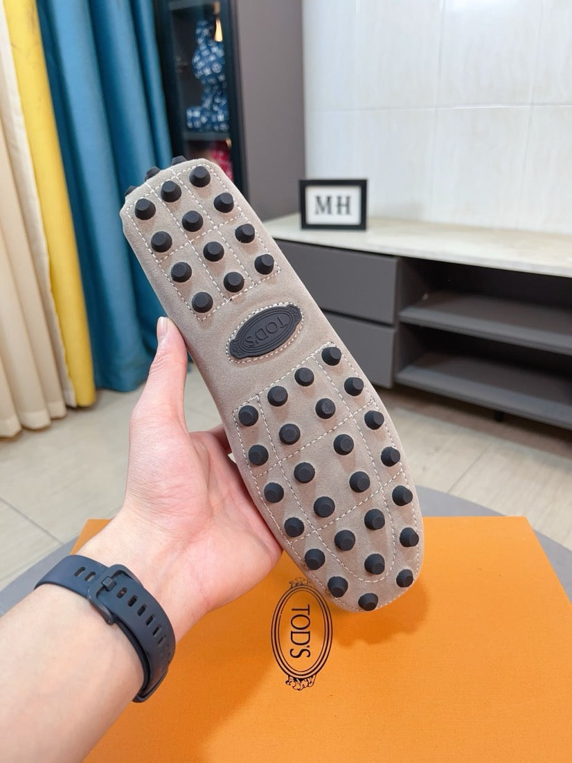 Tods Brand Suede Loafers for Men Pre-Order