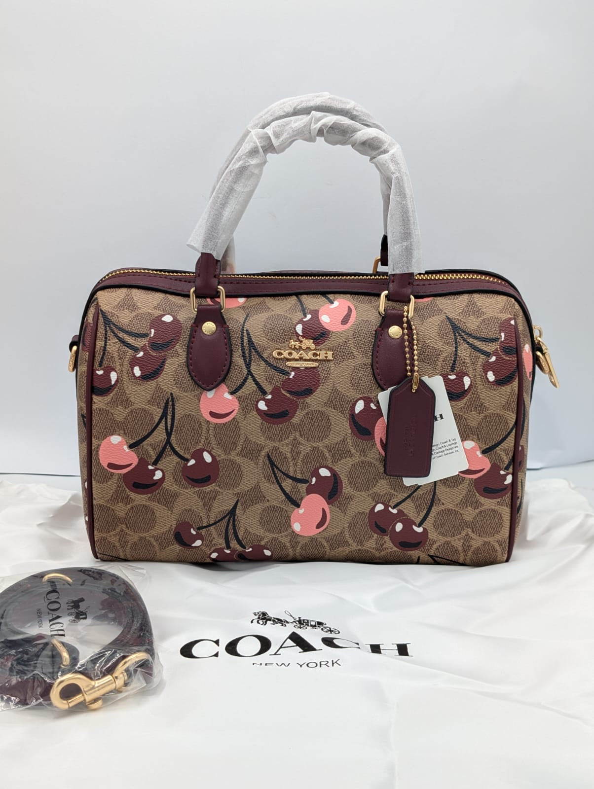 Luxury Brand Co-ach Rowan Satchel Bag