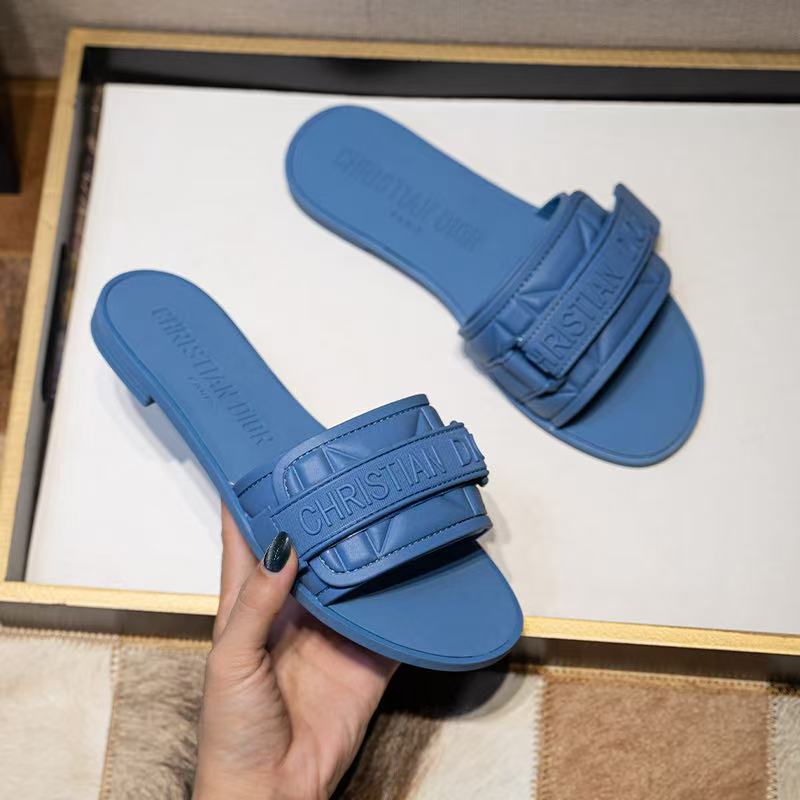 Famous CD Chris-tian Di-or Imported Slippers Slides for Women