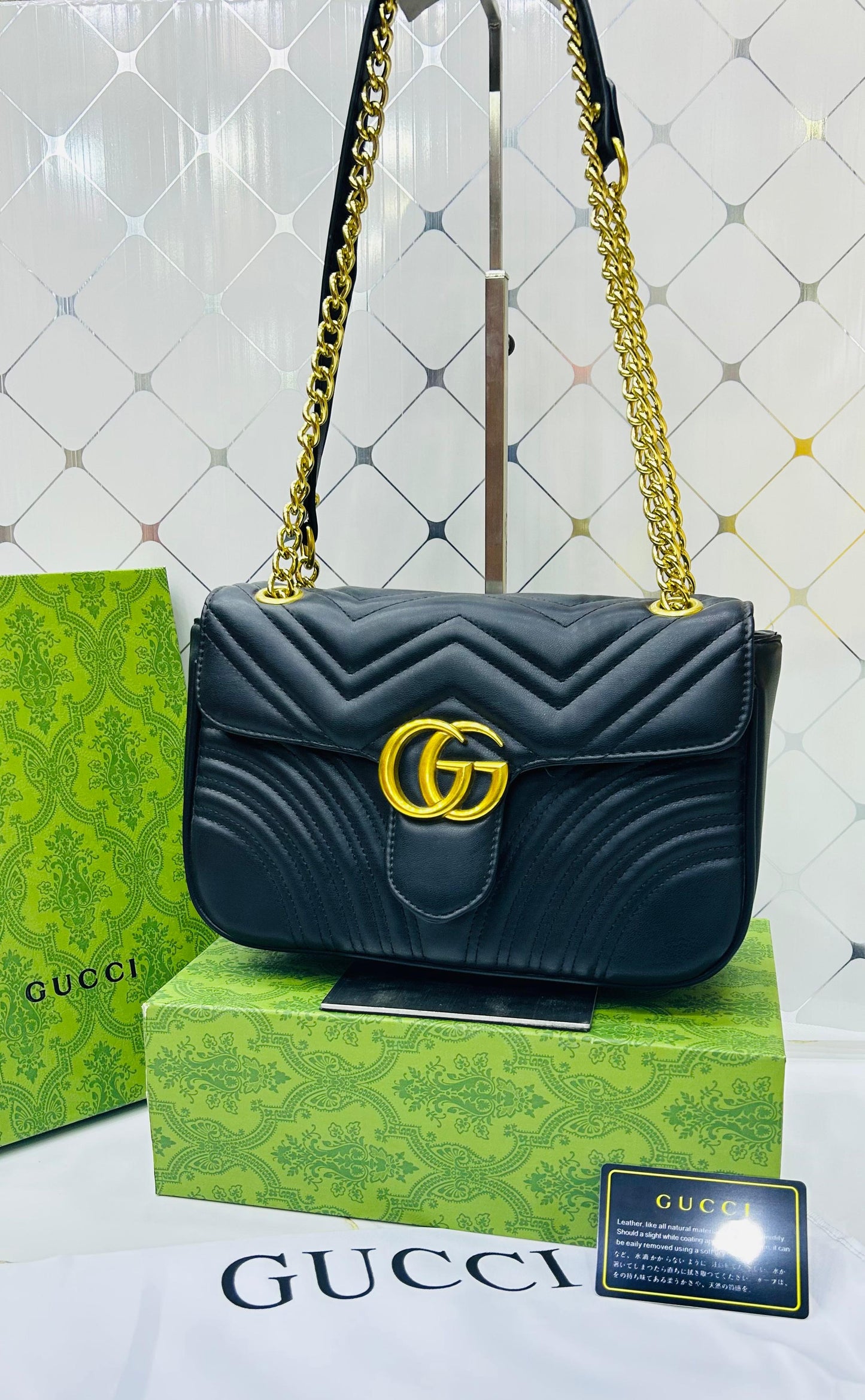 Famous GG Gu-cci Mormont Shoulder bag for Women