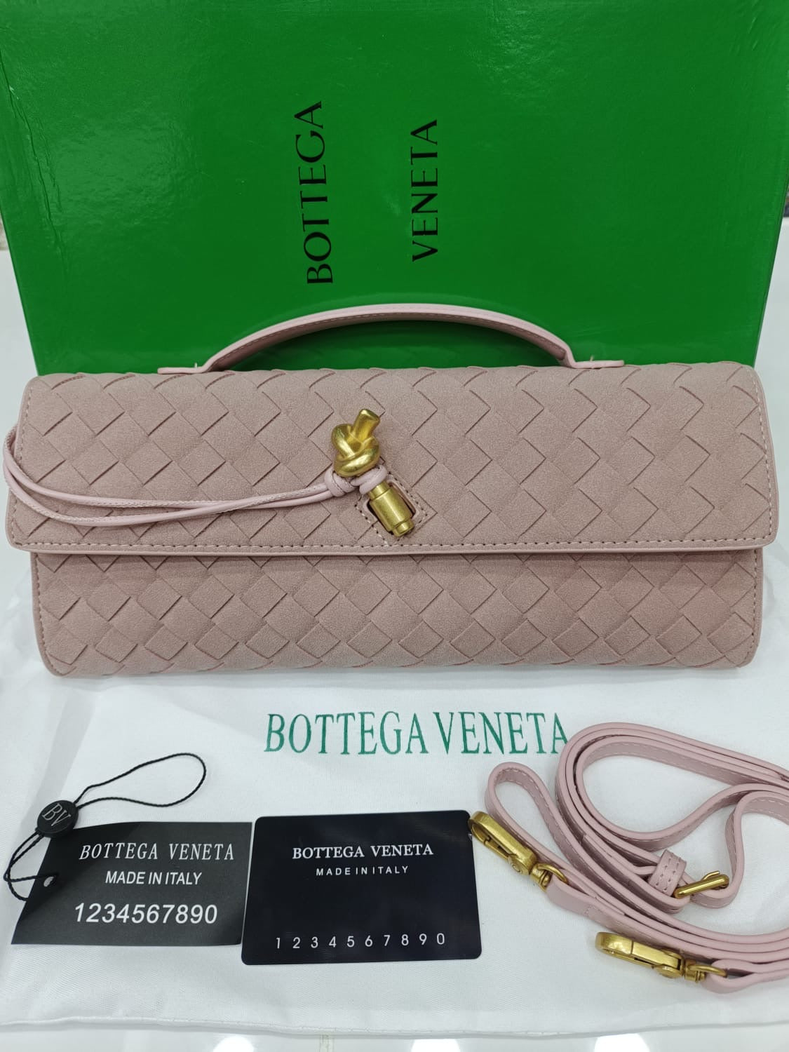 Famous Brand Bot-tega Ven-eta Long Clutch Matte finish Handbag for Women