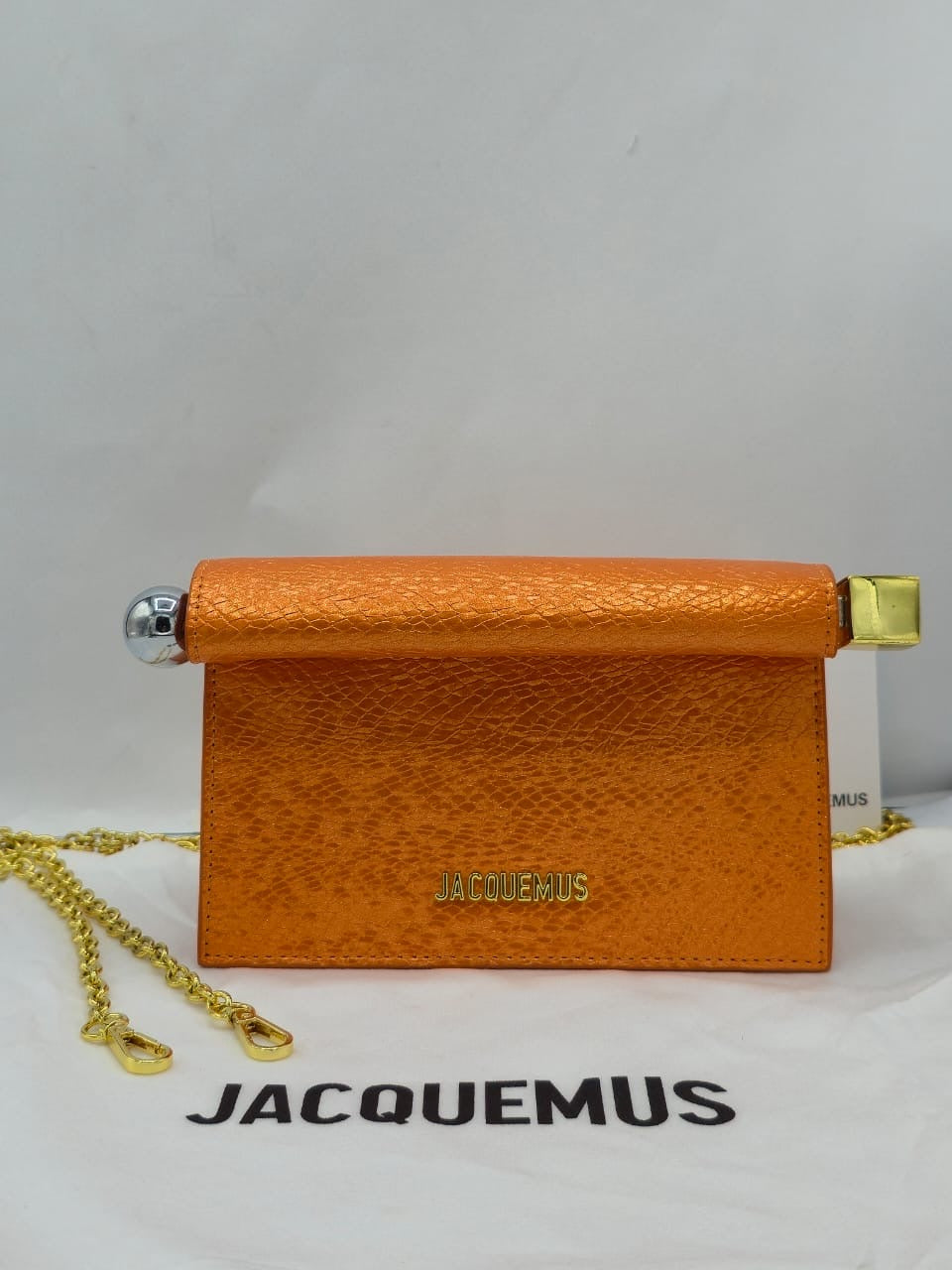 Fashion Brand Jacq-uemus Rond Carre clutch Handbag for women
