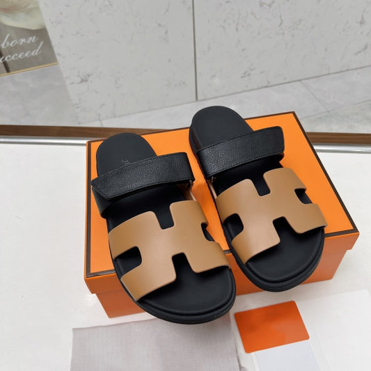 1:1 Quality Her-mes Sandals for Men and Women Pre Order