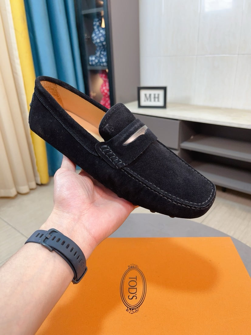 Tods Brand Suede Loafers for Men Pre-Order