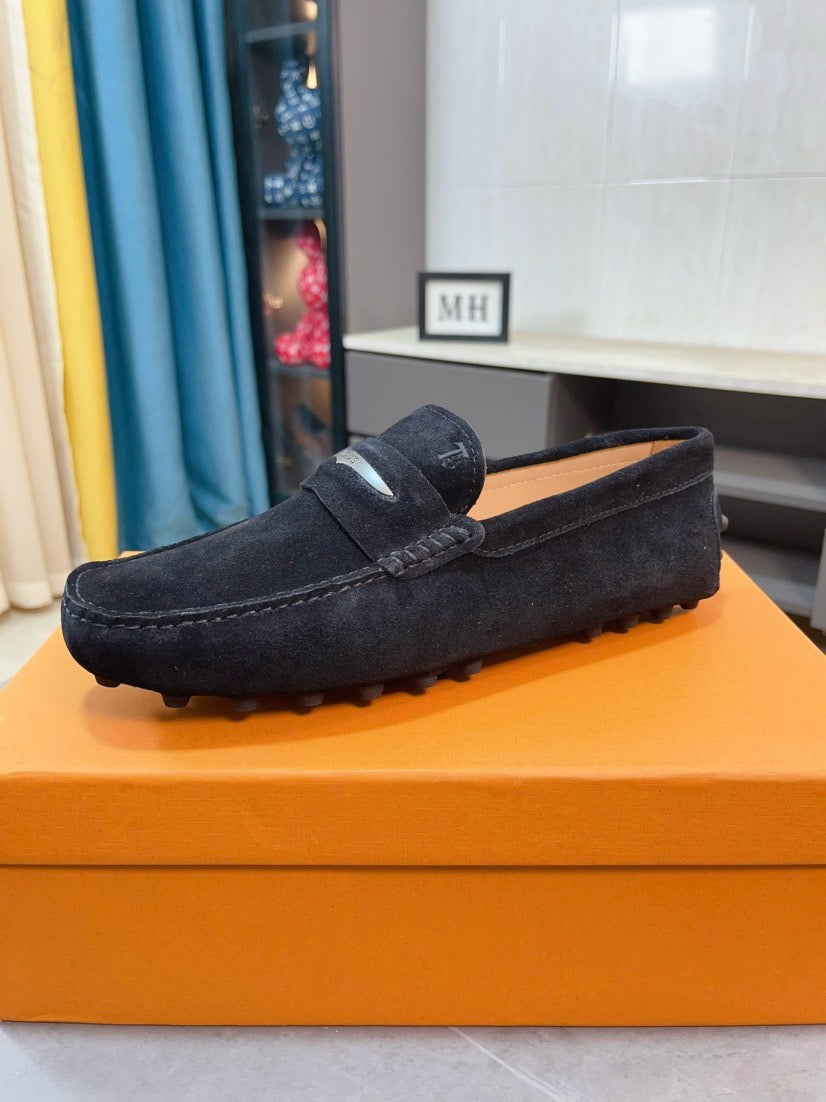 Tods Brand Suede Loafers for Men Pre-Order