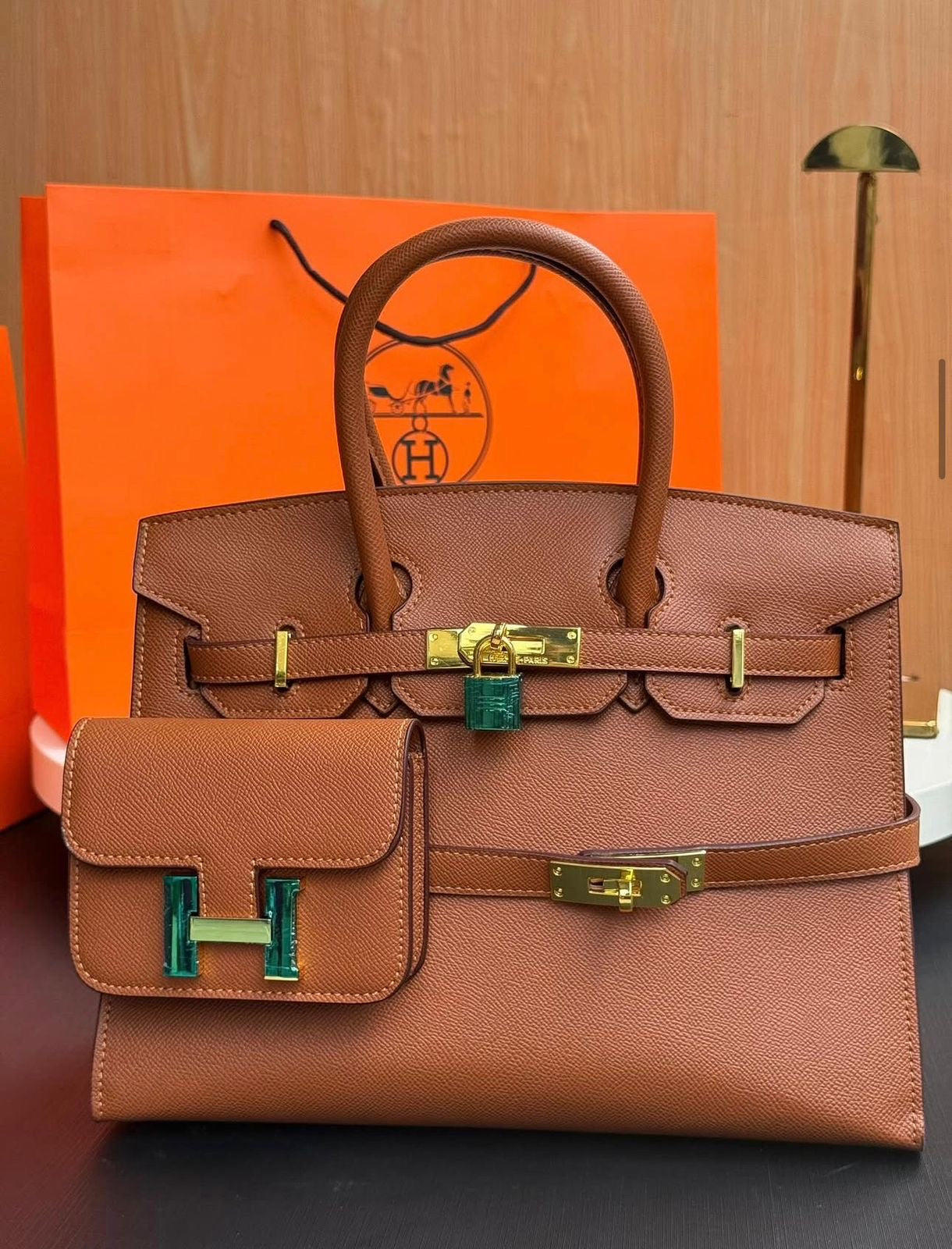 Premium Quality Her-mean Birkin with wallet Handbag for Women