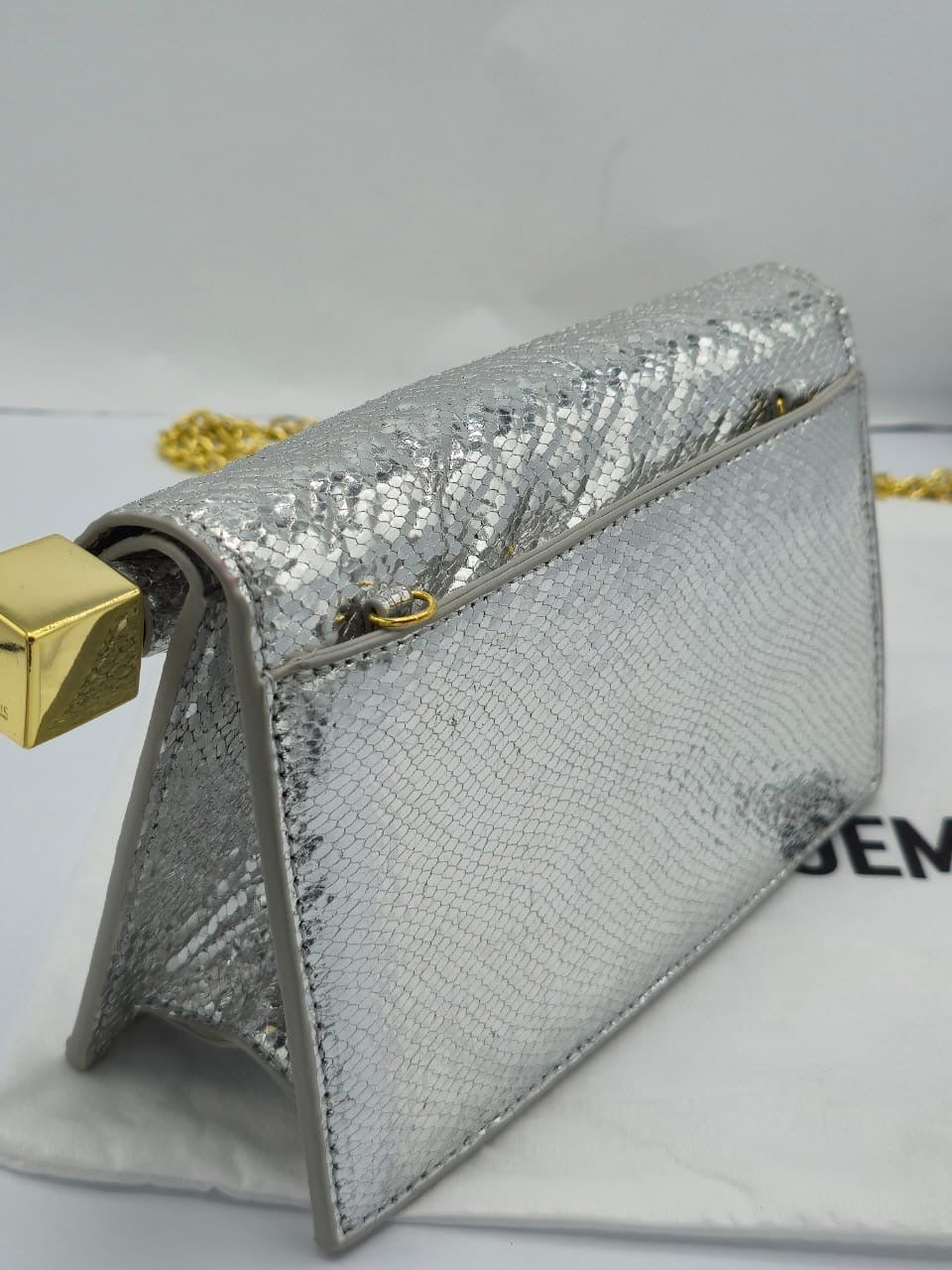Fashion Brand Jacq-uemus Rond Carre clutch Handbag for women