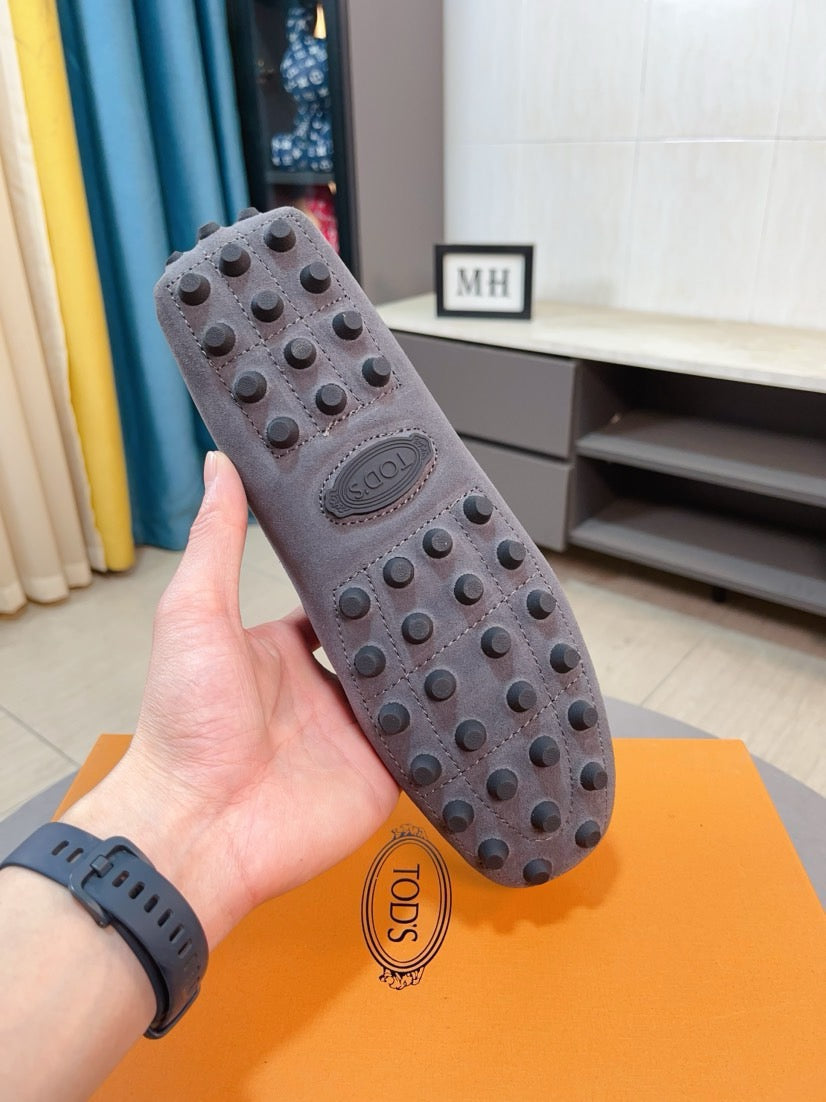 Tods Brand Suede Loafers for Men Pre-Order