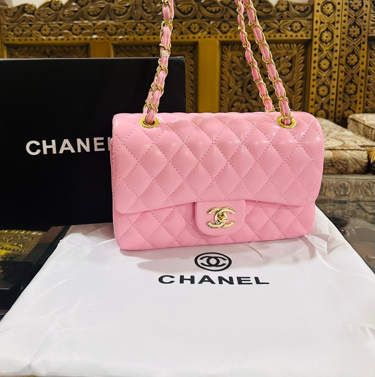 Famous CC Cha-nel Classic Medium Size Shoulder bag for Women