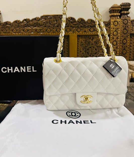 Famous CC Cha-nel Classic Medium Size Shoulder bag for Women