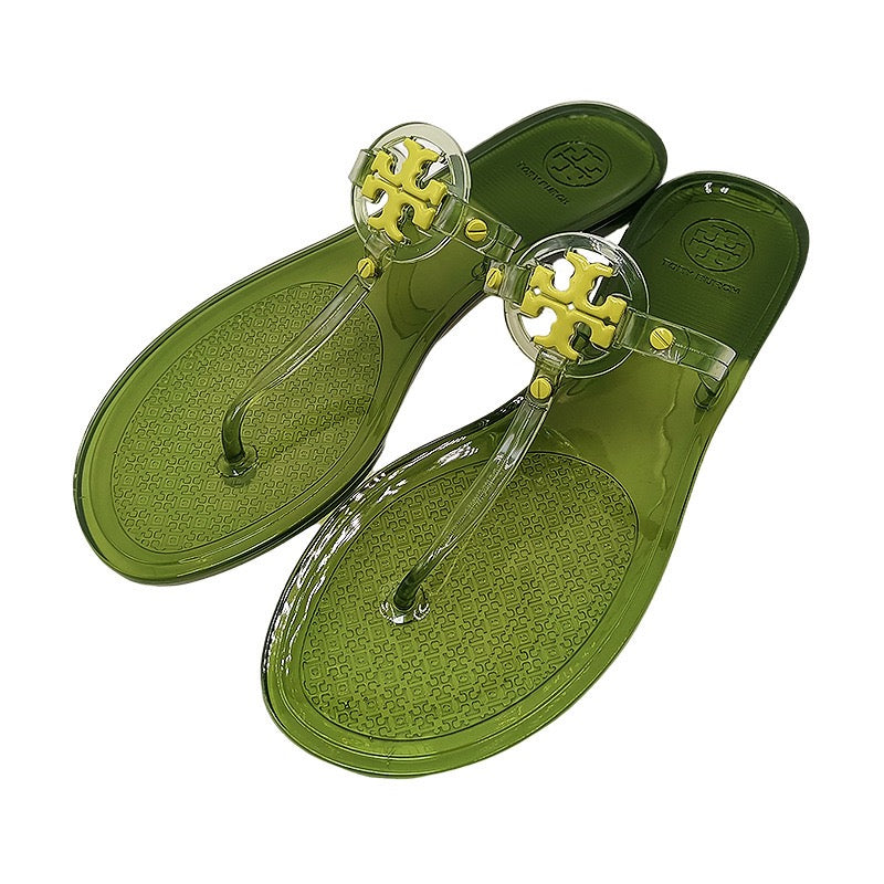 Famous To-ry Bur-ch Jelly slippers for Women
