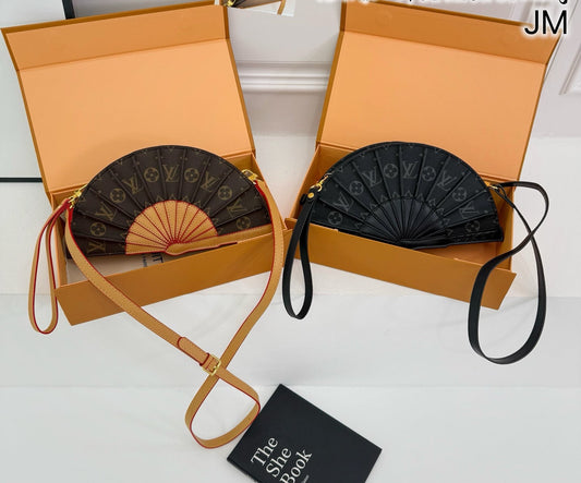 Luxury Brand LV Lou-is Vui-tton Fan shape Shoulder bag for Women Pre order