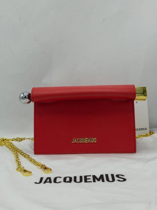 Fashion Brand Jacq-uemus Rond Carre clutch Handbag for women