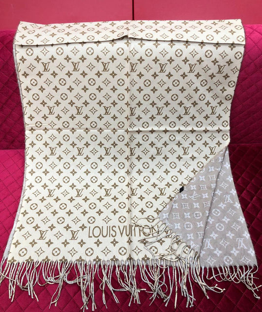 L V (8 Designs) Pashmina Shawl for Men and Women