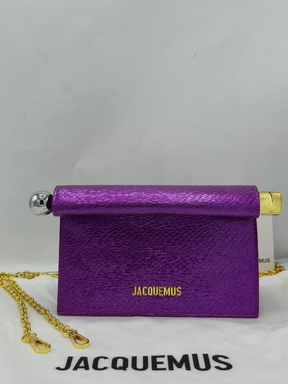 Fashion Brand Jacq-uemus Rond Carre clutch Handbag for women