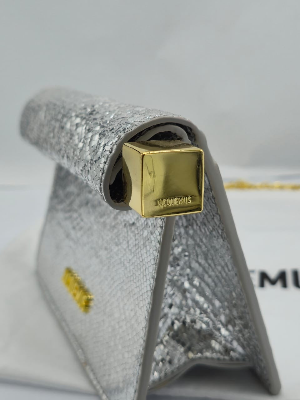 Fashion Brand Jacq-uemus Rond Carre clutch Handbag for women