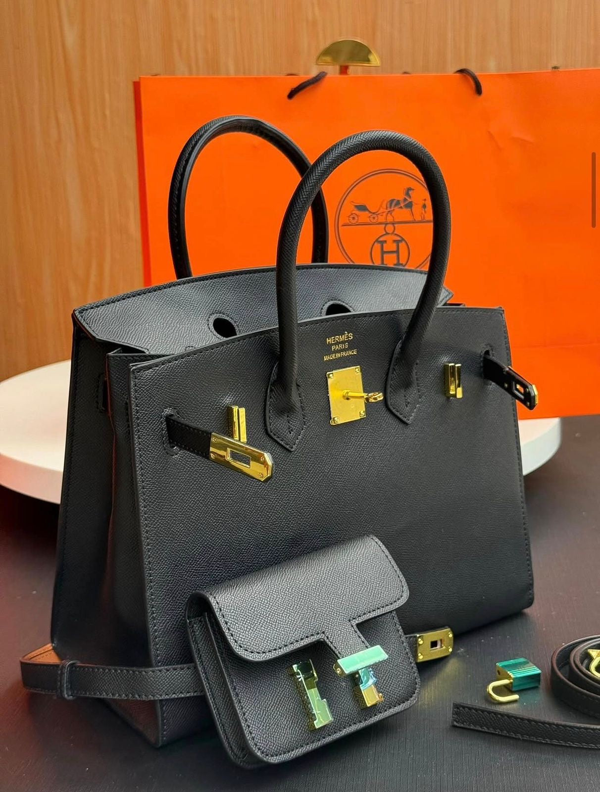 Premium Quality Her-mean Birkin with wallet Handbag for Women
