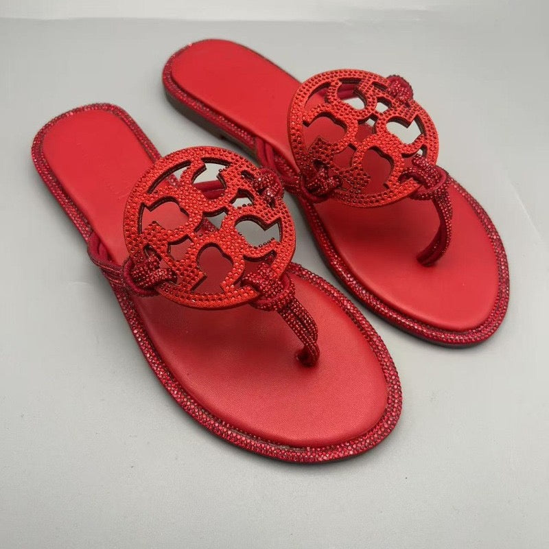 Trending To-ry Bur-ch Slippers Slide for Women