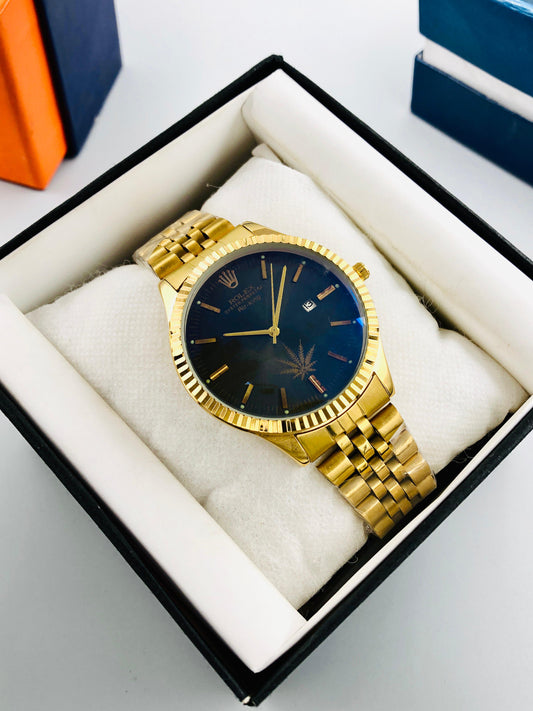 Rolex Watch - Air King Model Gold Royal blue