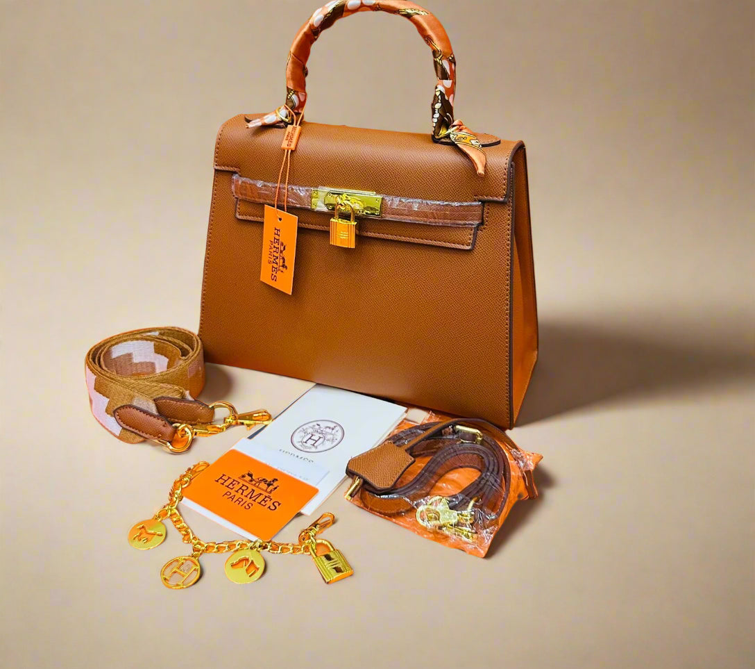 Hermes Kelly 28cm Size Brown