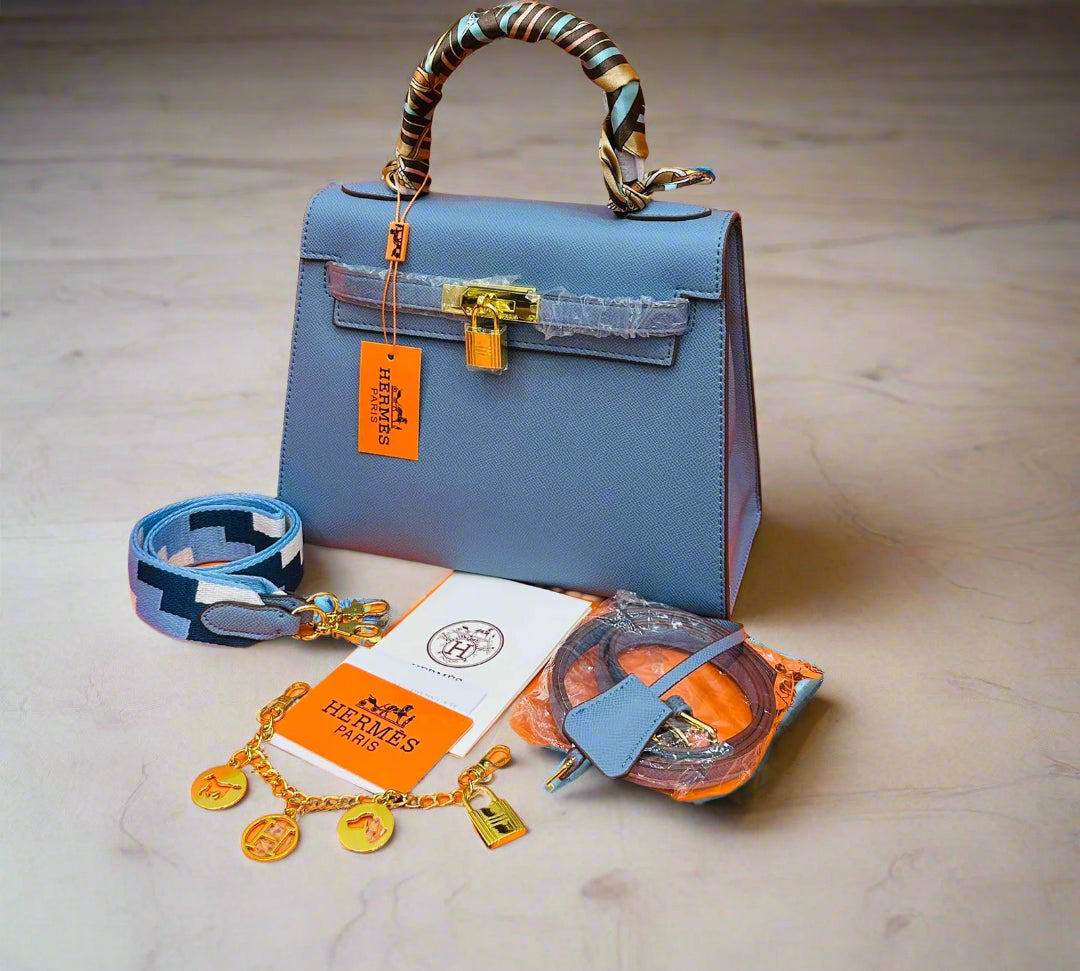 Hermes Kelly 28cm Size Blue