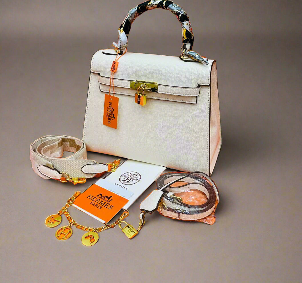 Hermes Kelly 28cm Size White