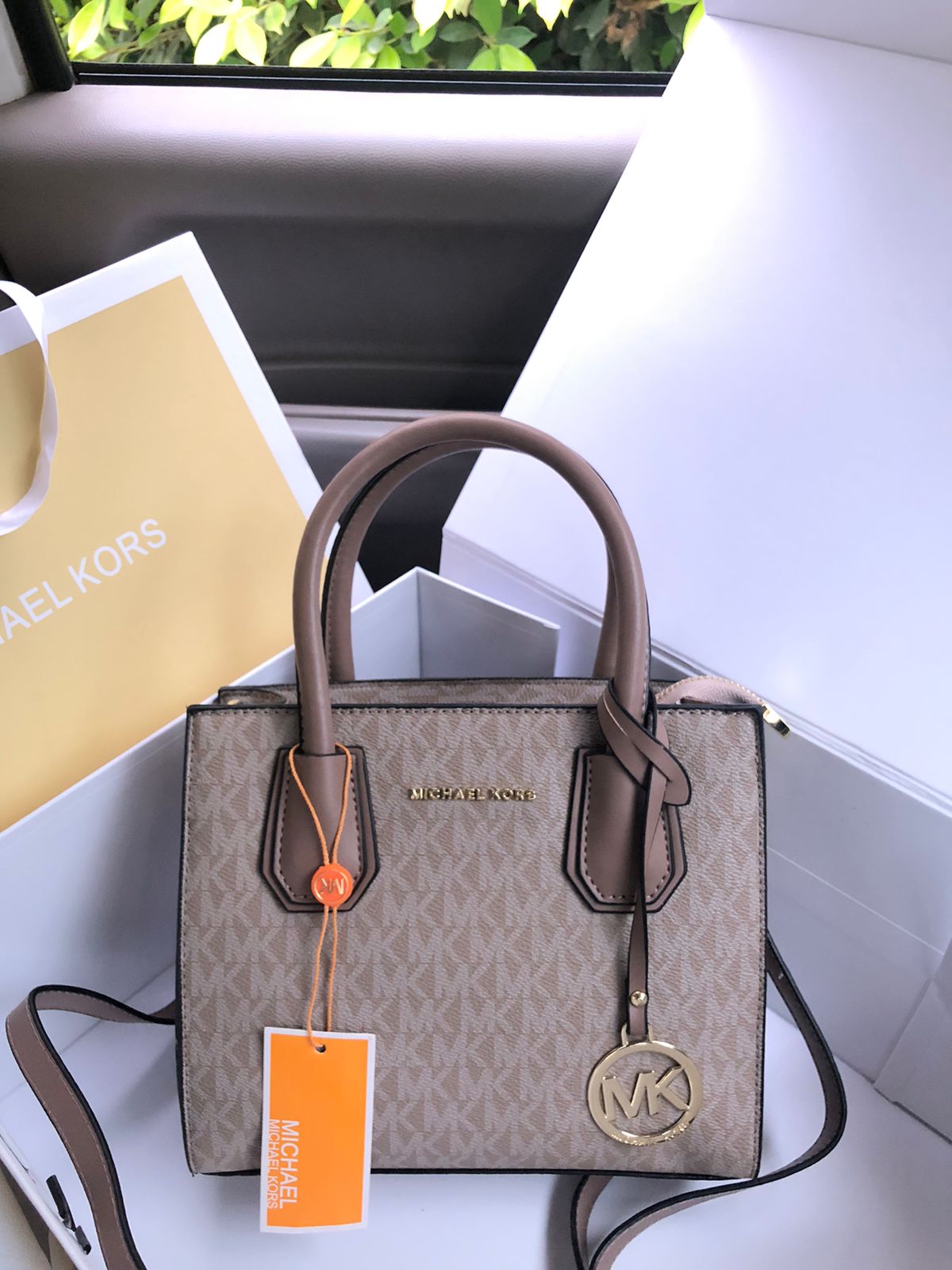 Michael Kors MK Handbag Beige