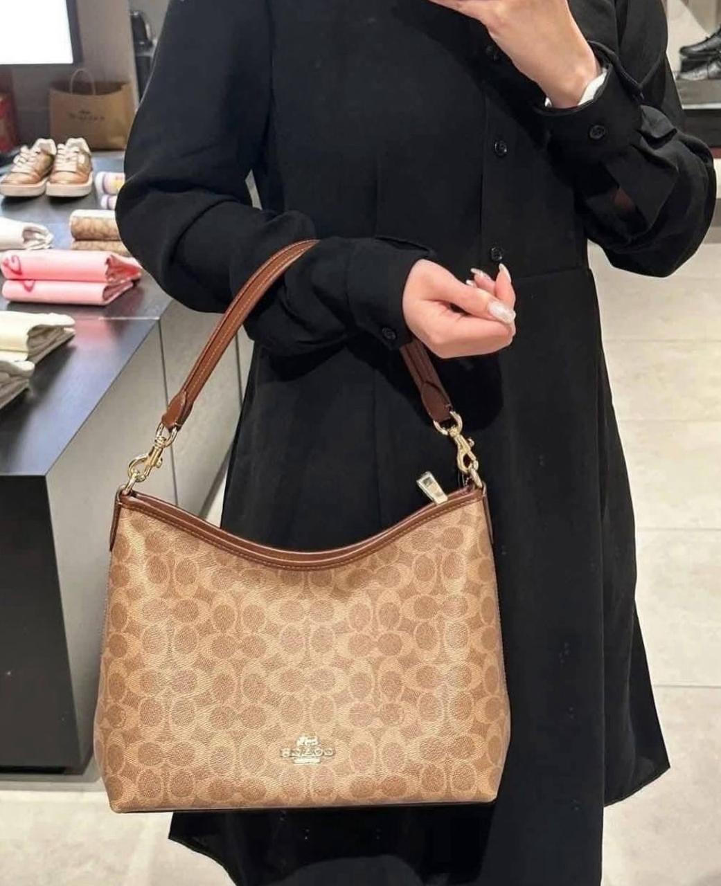 Coach Laurel Shoulder Bag In Signature Canvas