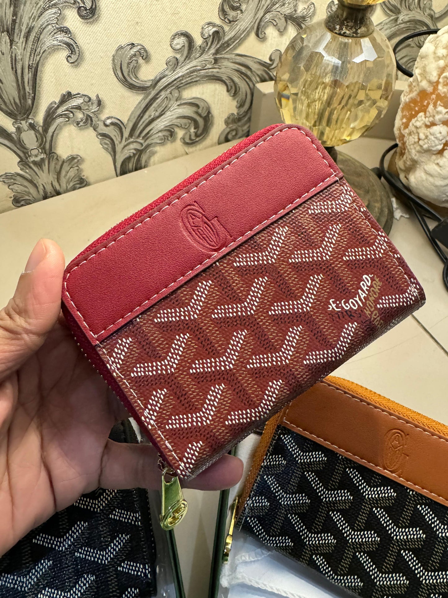 Goyard Matignon PM Wallet Red