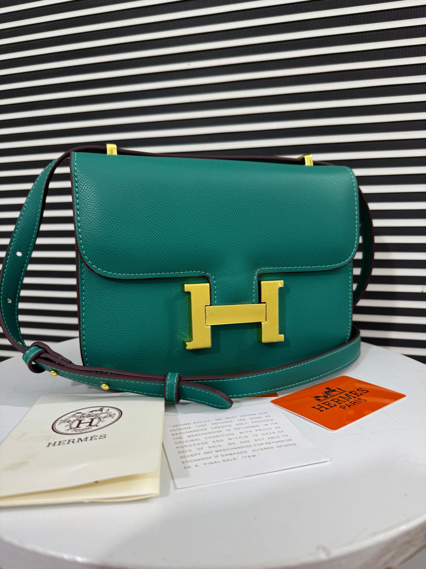 Hermes Gold Epsom Constance 24 Gold Hardware
