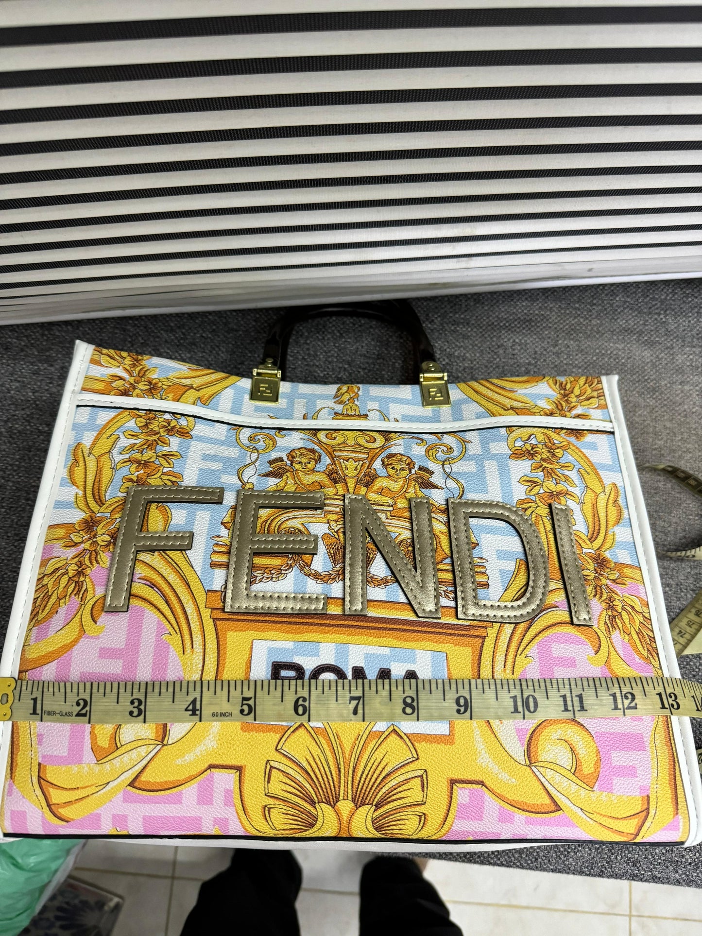 Fendi Fendace Sunshine Tote Bag
