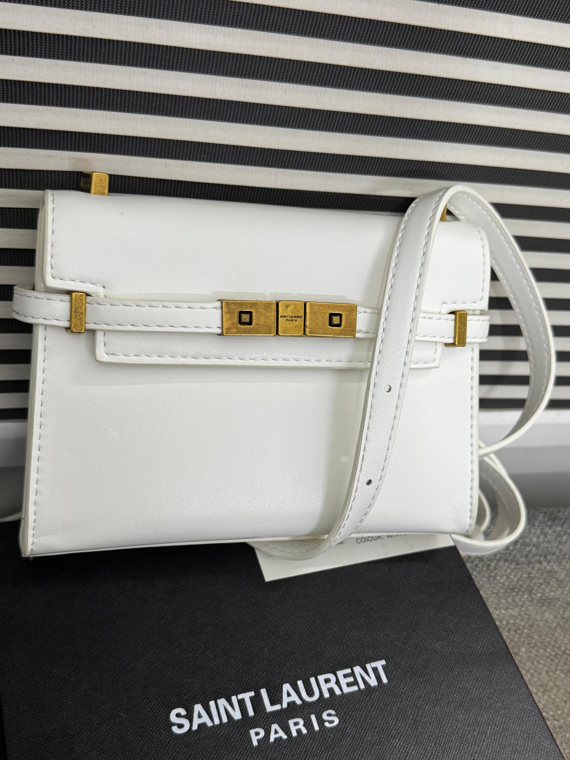 YVES SAINT LAURENT YSL MINI MANHATTAN IN BOX