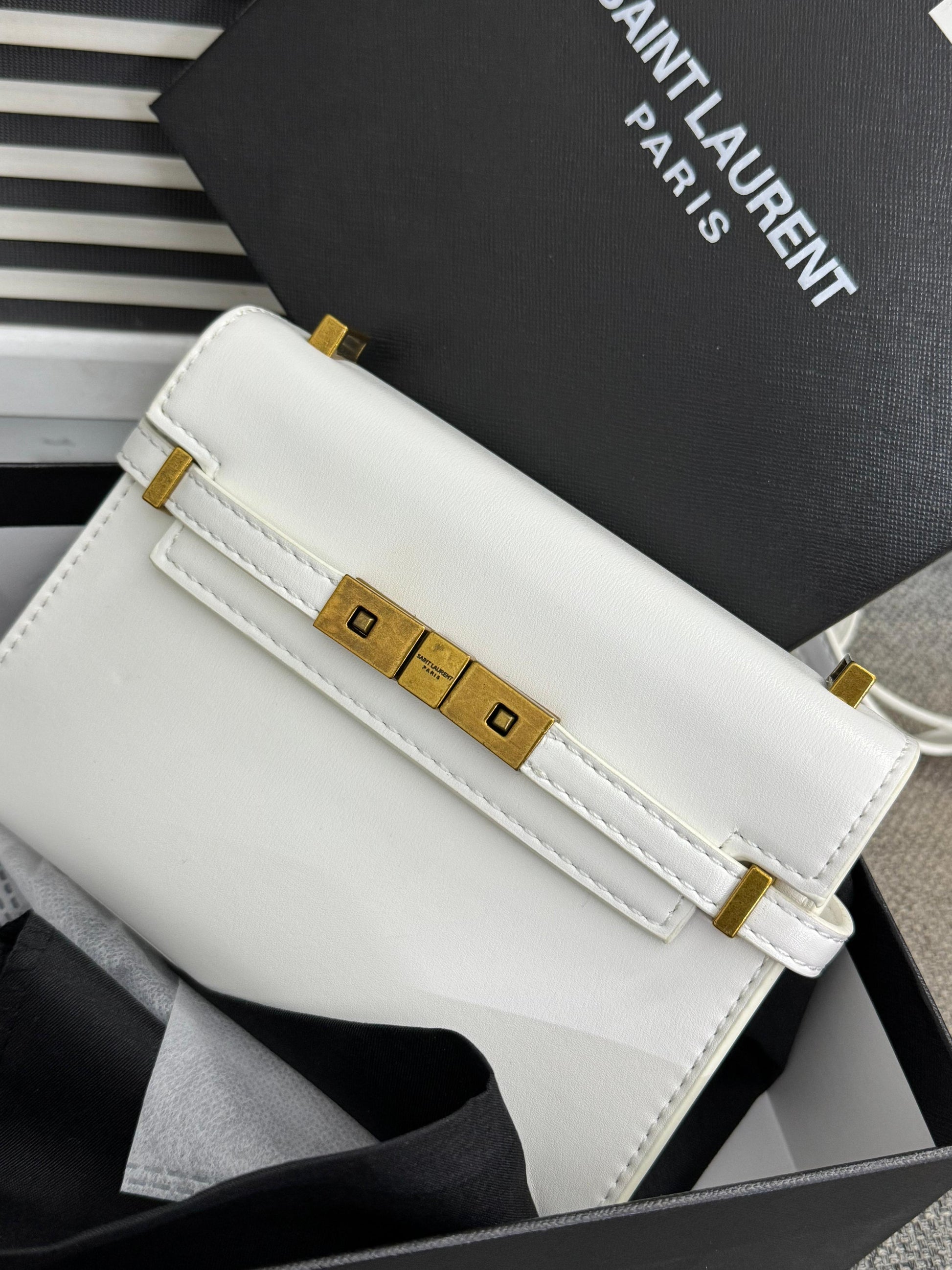 YVES SAINT LAURENT YSL MINI MANHATTAN IN BOX