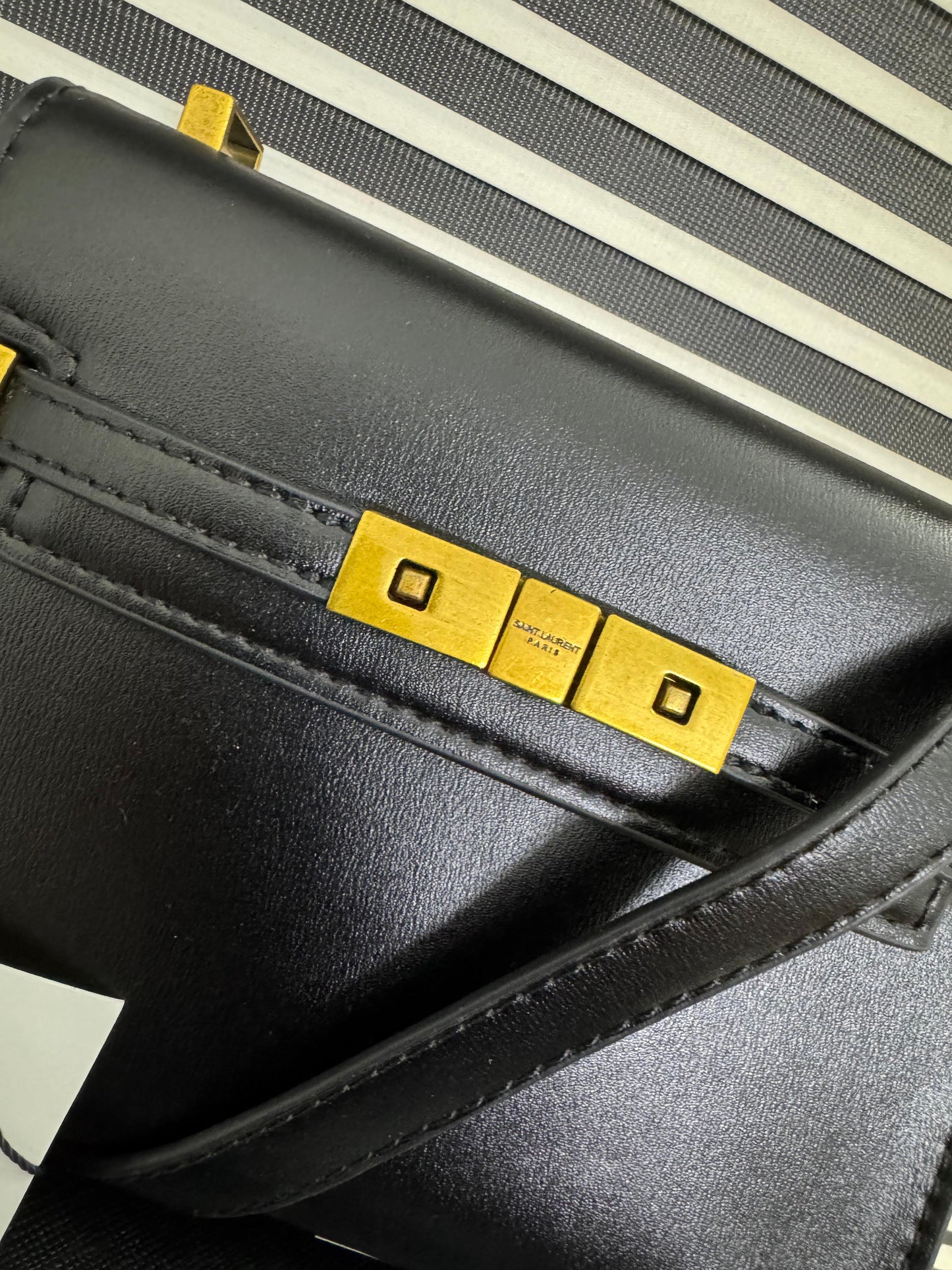 YVES SAINT LAURENT YSL MINI MANHATTAN IN BOX