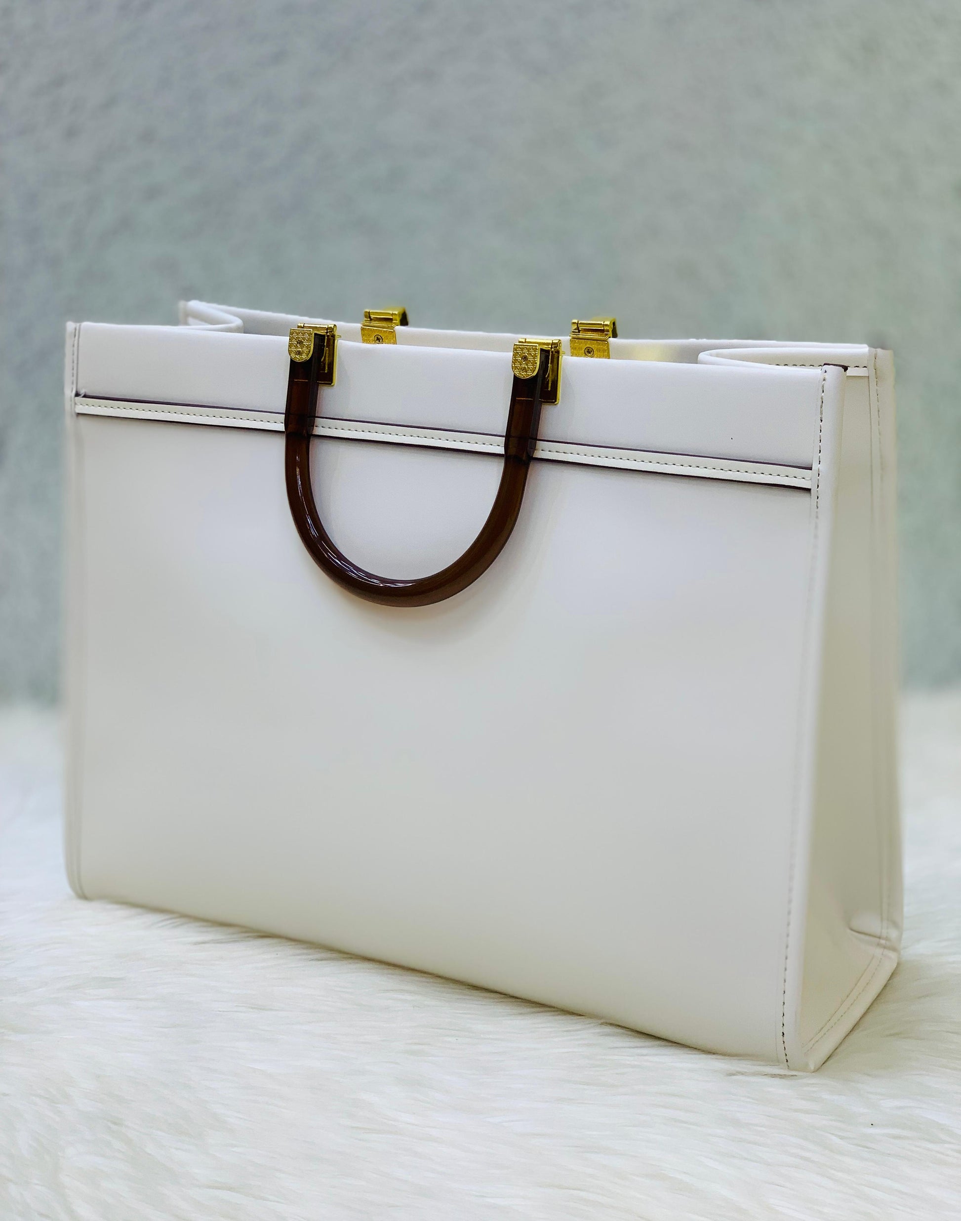 Fendi Sunshine bag Big size with Metal Aplhabets (FENDI)