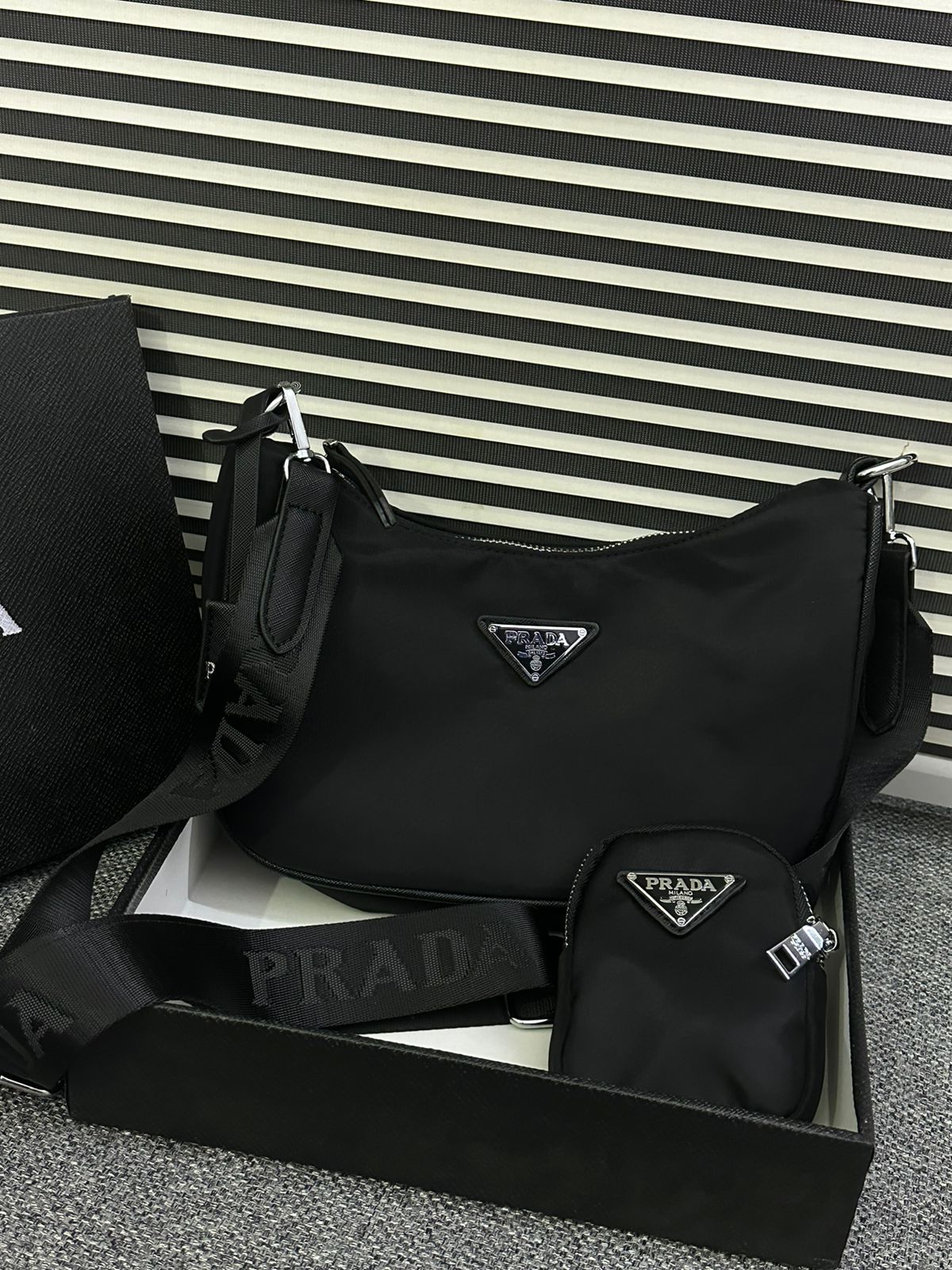 Prada Re Edition 2005 Re Nylon Bag Multi Pochette