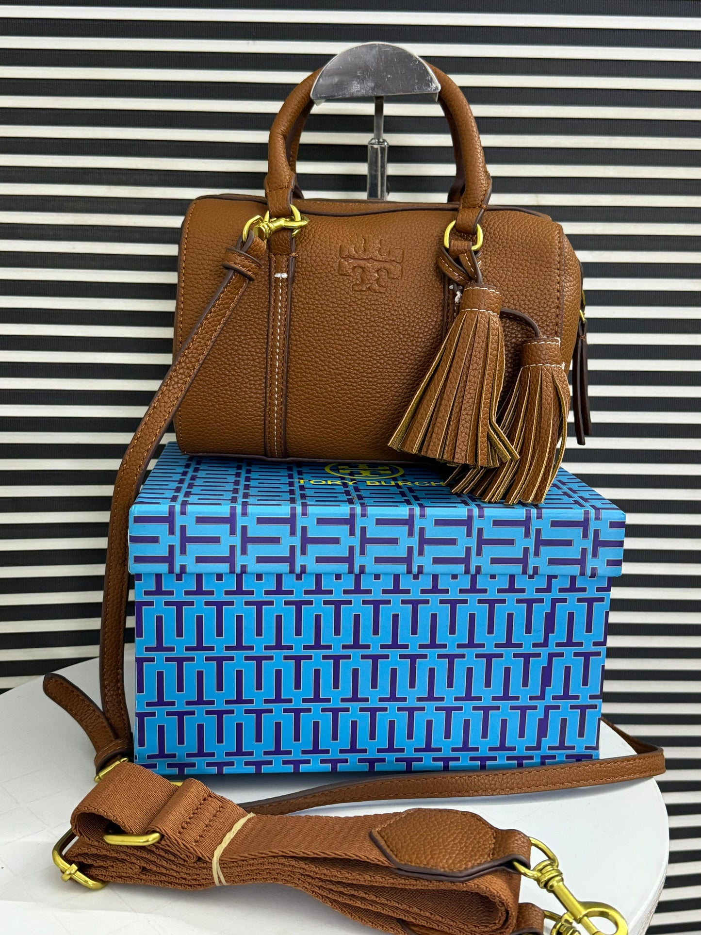 Tory Birch TB Thea mini satchel dome duffle